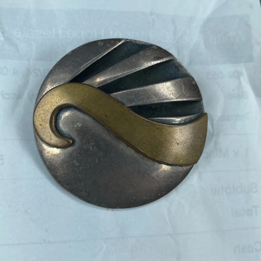 Vintage Mexican Sterling Silver Modernist Rare